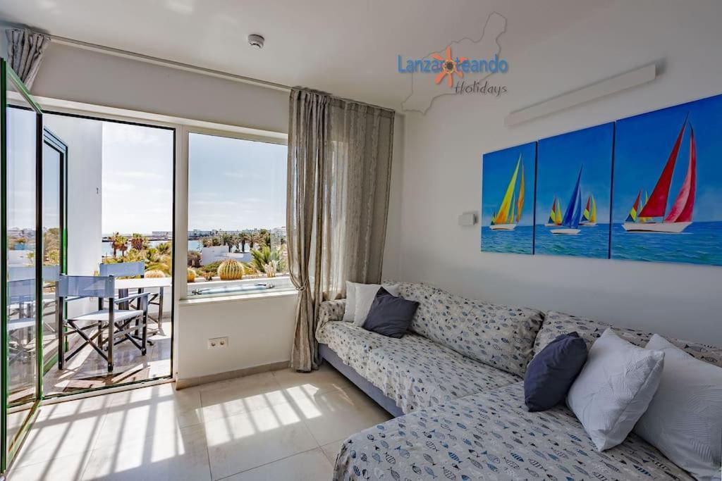 Apartment House Of The Horizon Playa Cucharas Vv Penthouse With Sea And Pool View Costa Teguise